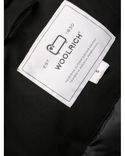 Woolrich Black Coats & Jackets