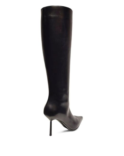 Le Silla Black 120Mm Bella Pointed-Toe Boots