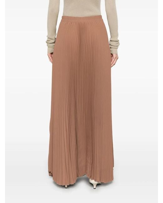 Styland Maxi-Plooirok in het Brown