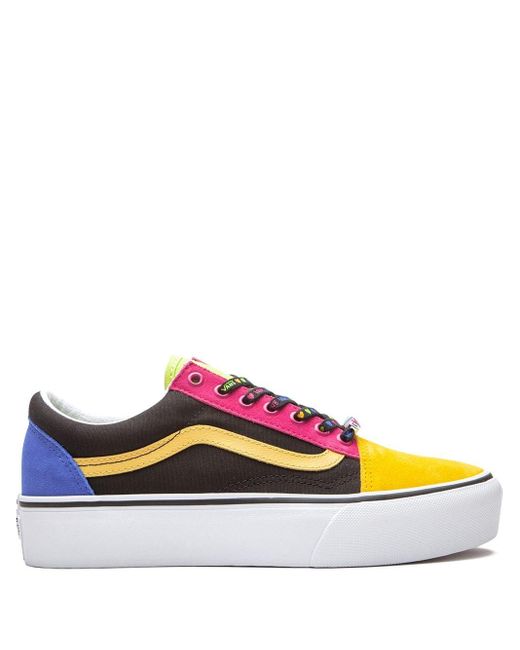 vans old skool platform jaune