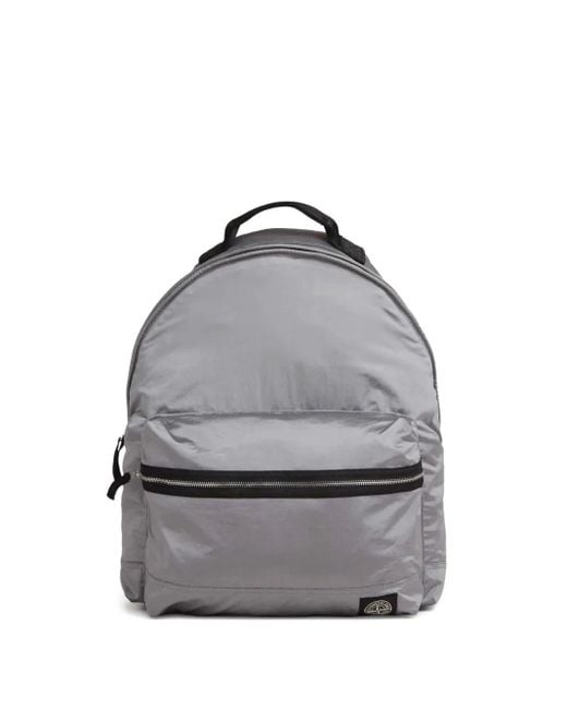 Stone Island Gray Technical Backpack for men