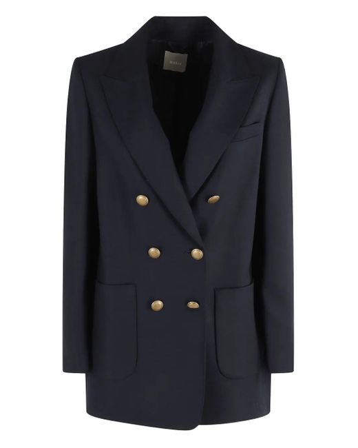 Kiltie Blue Double-Breasted Blazer