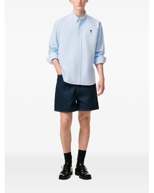 AMI Blue Cassandre Sweatshirt for men