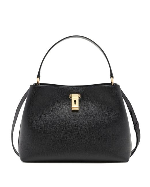 Bally Lock Me Bewerkte Shopper in het Black