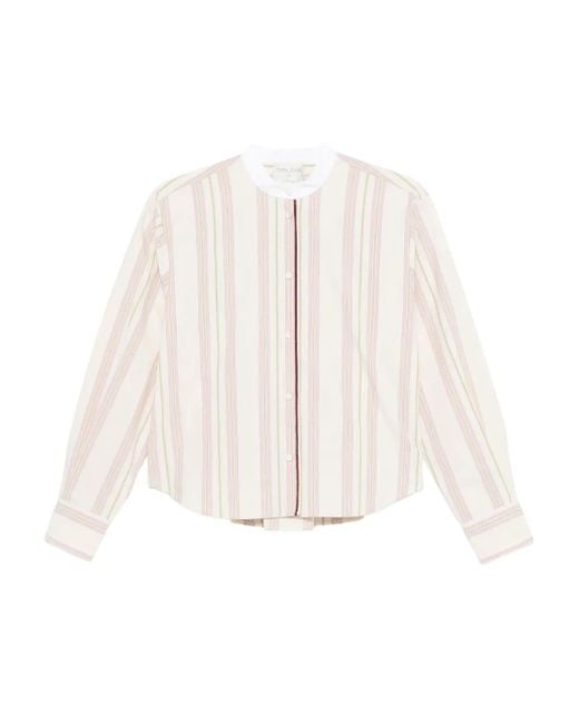 Forte_forte White Striped Shirt