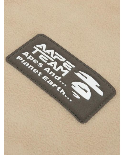 Aape By A Bathing Ape Natural Moonface Patch Sweatshirt for men