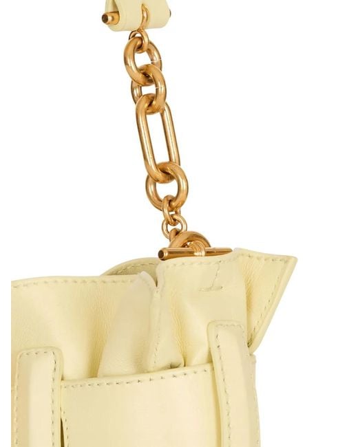 Balmain Metallic Mini Anthem Shoulder Bag
