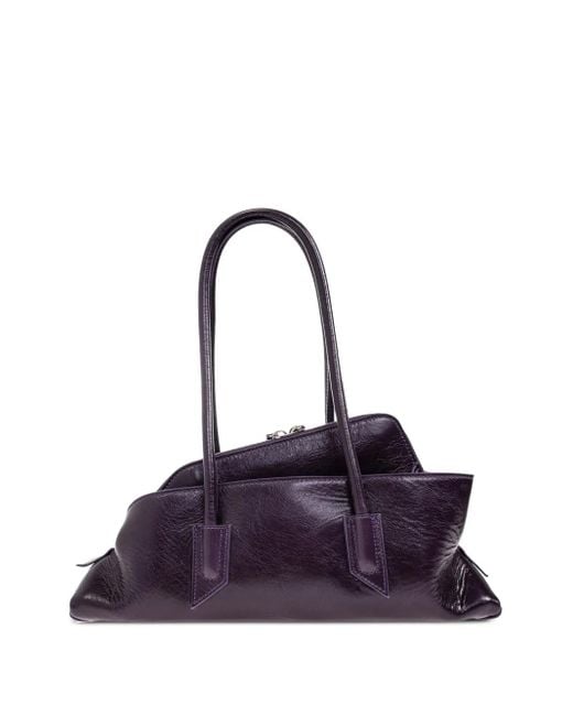 The Attico Blue Small La Passeggiata Shoulder Bag