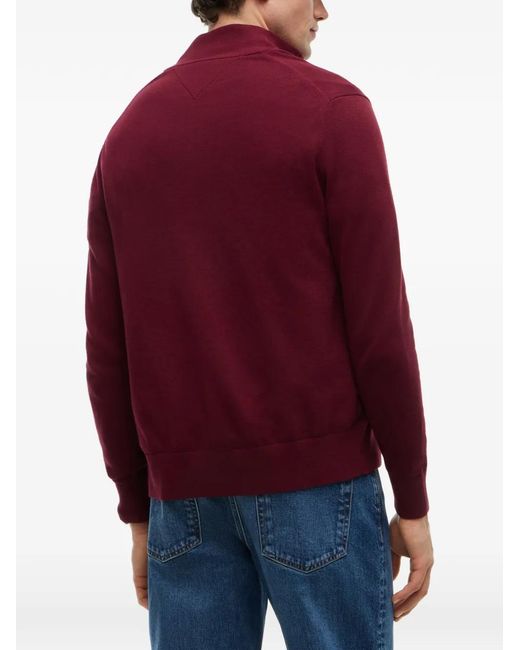 Tommy Hilfiger Logo-Embroidered Zip-Up Cardigan for men