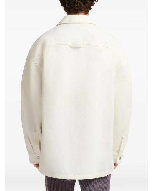 Marni White Patch-Pocket Shirt for men