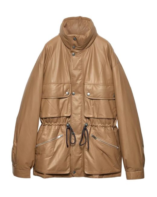 Cappotto di Prada in Brown