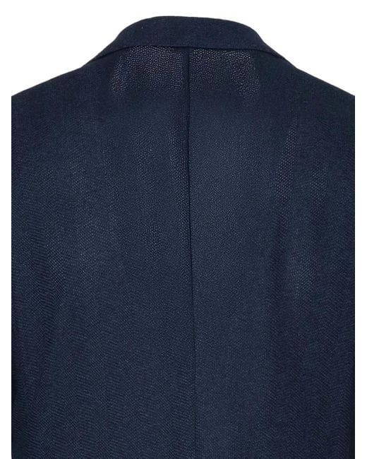 Brera Orologi Blue Two-Button Knitted Jacket for men