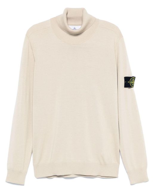 Beige stone island jumper new arrivals