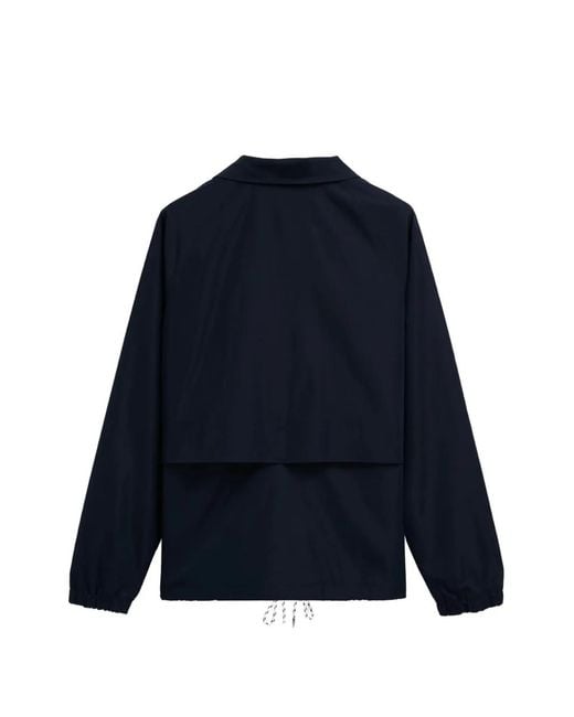 Sebago Blue Veste Tender À Doublure Texturée