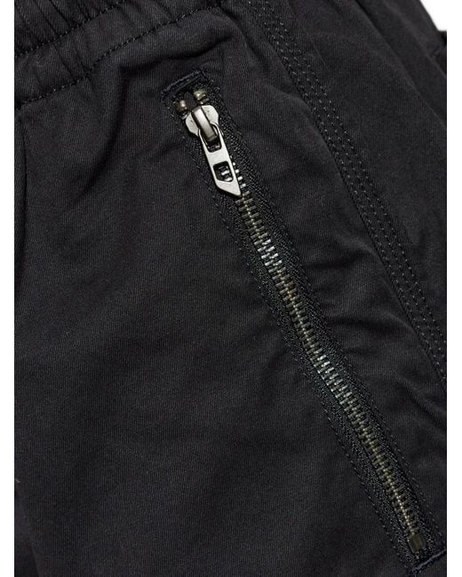DIESEL Black Zipped-Pocket Trousers for men