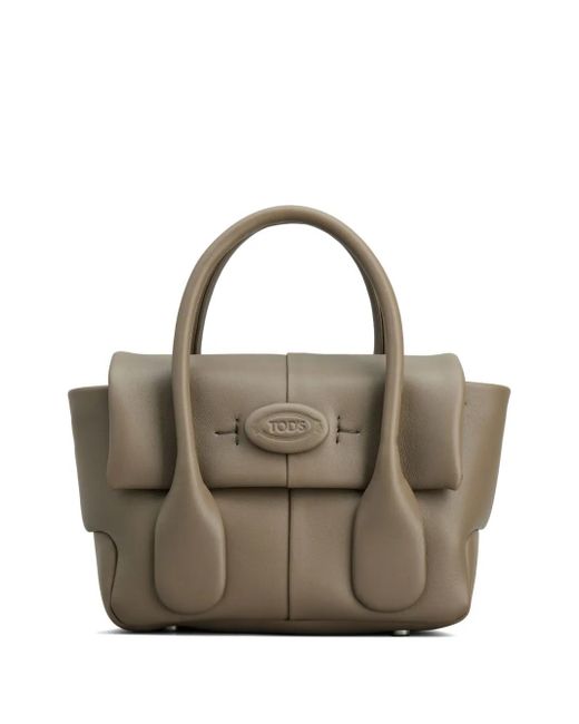 Borsa Tote Di Mini di Tod's in Metallic