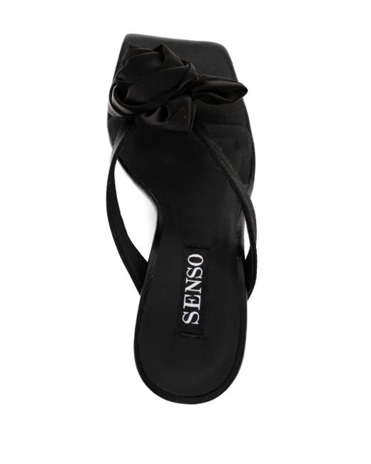 Senso Black 70Mm Electra Heeled Mules