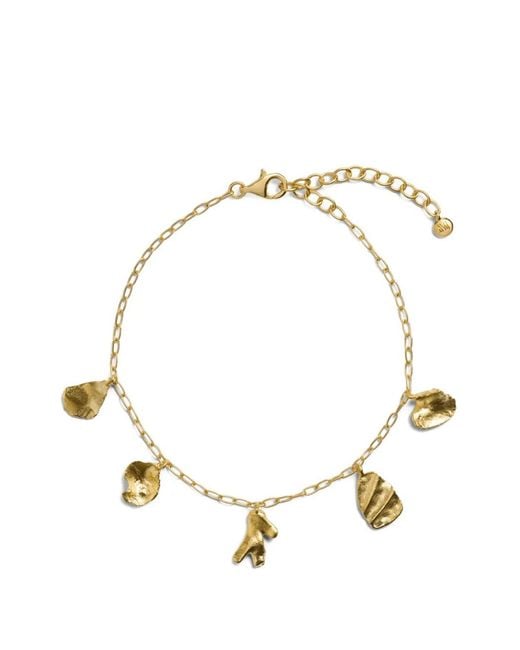 Monica Vinader Metallic Fragments Asymmetrical Bracelet