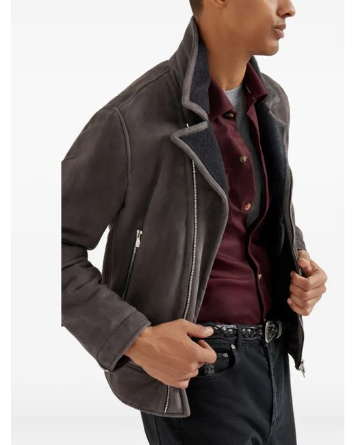 Camisa con bolsillo Brunello Cucinelli de hombre de color Red