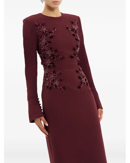 Robe Longue Lulee À Ornements Rebecca Vallance en coloris Purple