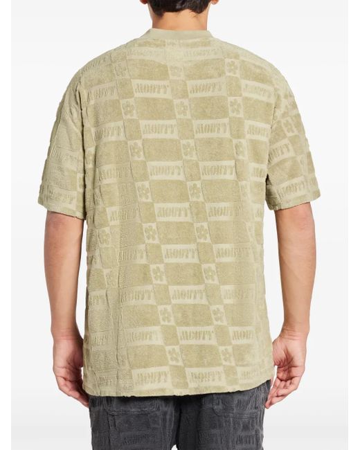 MOUTY White Plush Cotton T-Shirt for men