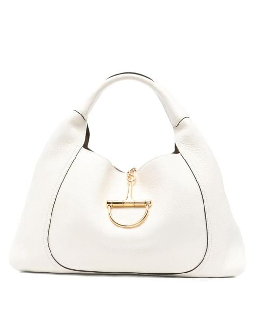 Gucci Softbit Shopper in het White