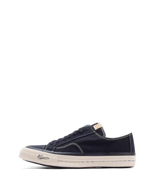 Visvim Blue Contrast-Stitch Sneakers for men