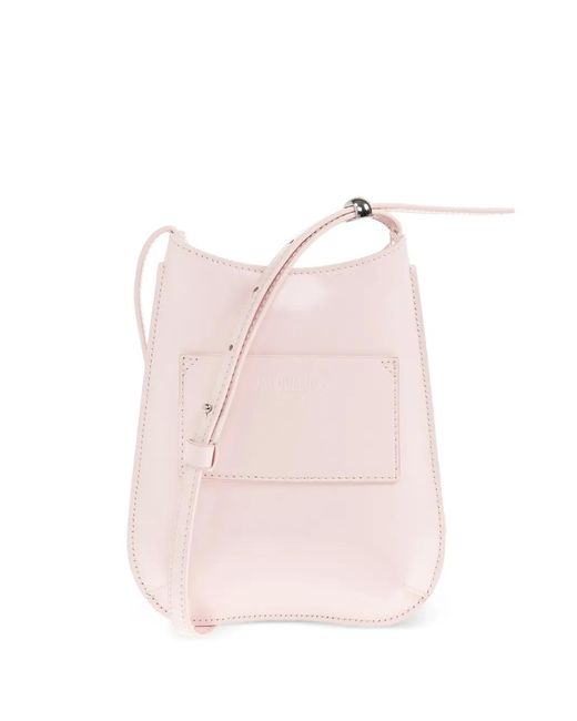Jacquemus Pink The Bisou Phone Pouch