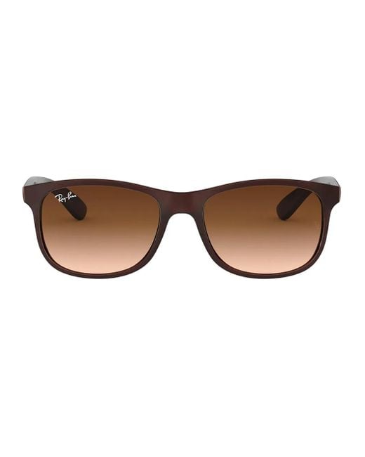 Ray-Ban Brown Square-Frame Sunglasses