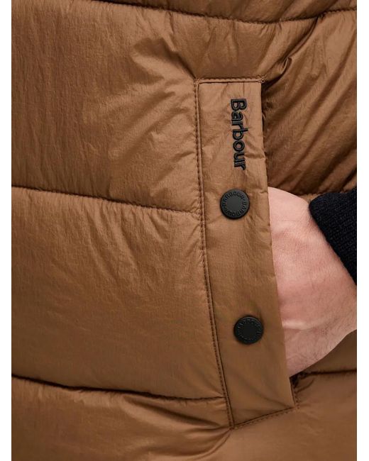 Barbour Black Offshore Zip-Up Padded Gilet for men