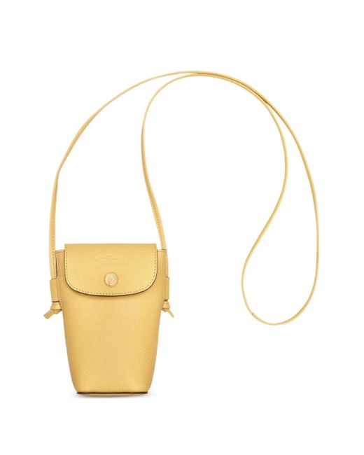 Longchamp Metallic Épure Phone Case
