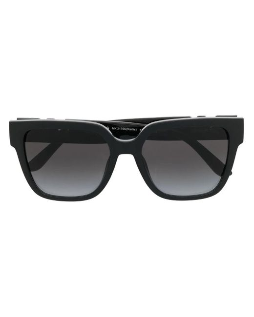 Michael Kors Black Karlie Square-Frame Sunglasses