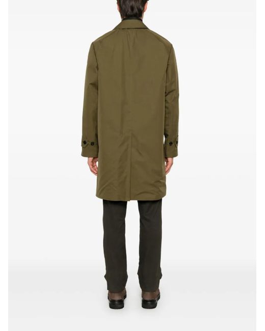 Burberry Green Reversible Trench Coat for men