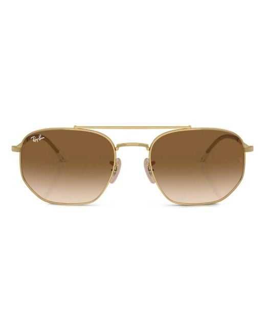 Ray-Ban Brown Square-Frame Sunglasses