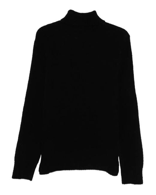 Barena Black Roll-Neck Jumper for men