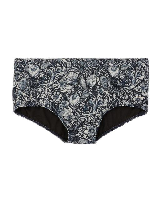 Osklen Gray Oceans Swimming Trunks for men