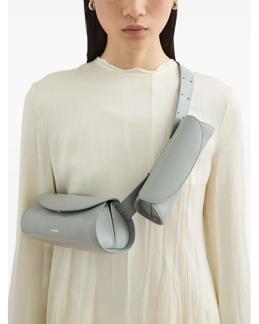 Jil Sander Gray Cannolo Glasses Case