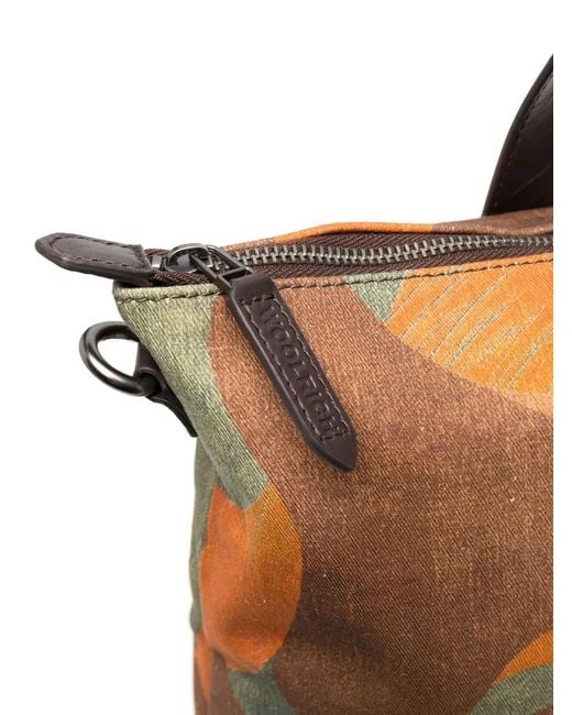 Woolrich Brown Sac Cabas À Imprimé Camouflage for men