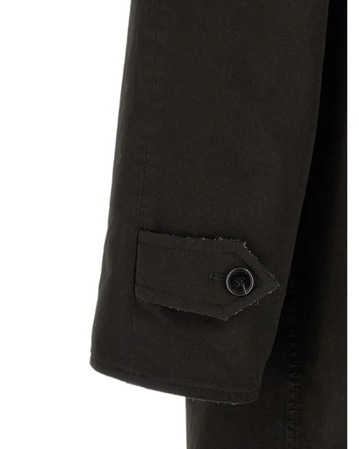 Prada Omkeerbare Raglan Jas in het Black voor heren