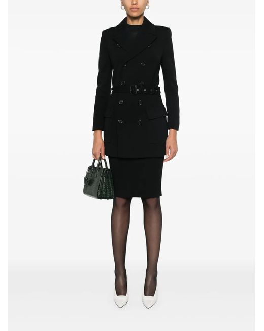 Saint Laurent Black Saharienne Jacket