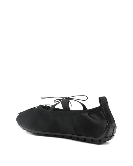 Simone Rocha Black Ballerina Grip Flat Pumps