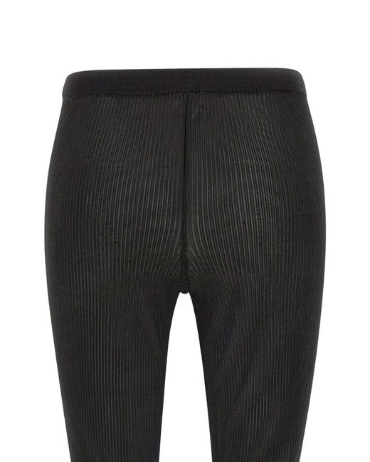a. roege hove Black Ena Ribbed Elasticated Waistband Shorts