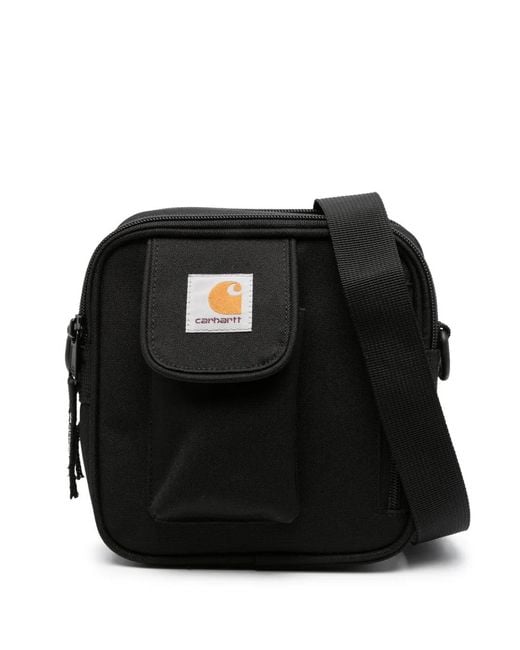 Carhartt Black Logo-Patch Shoulder Bag