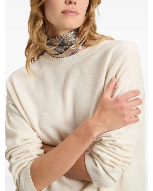 Woolrich White Crew-Neck Sweater