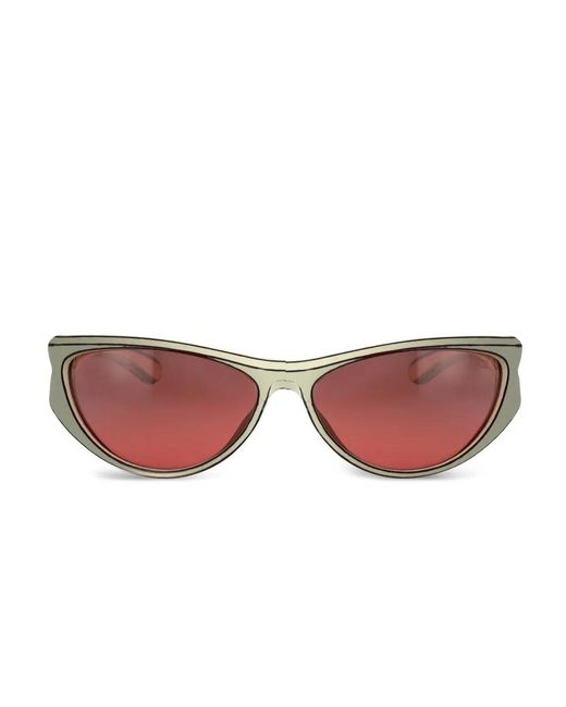 DIESEL Pink Geometric-Frame Sunglasses for men
