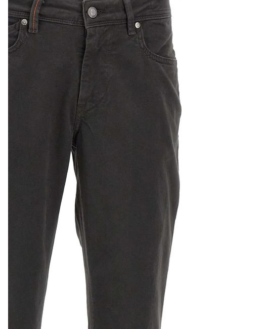 Re-hash Gray Rubens Z Logo-Patch Stretch Trousers for men