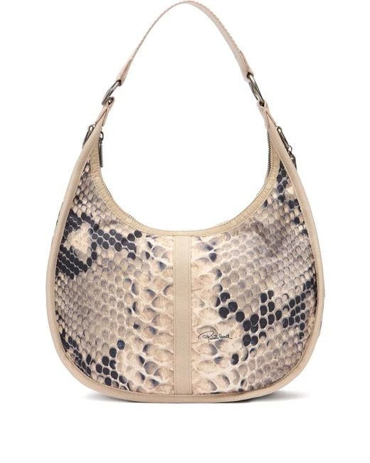 Roberto Cavalli Natural Medium Bologna Shoulder Bag