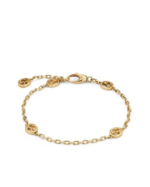 Gucci Metallic Interlocking Gourmette Armband