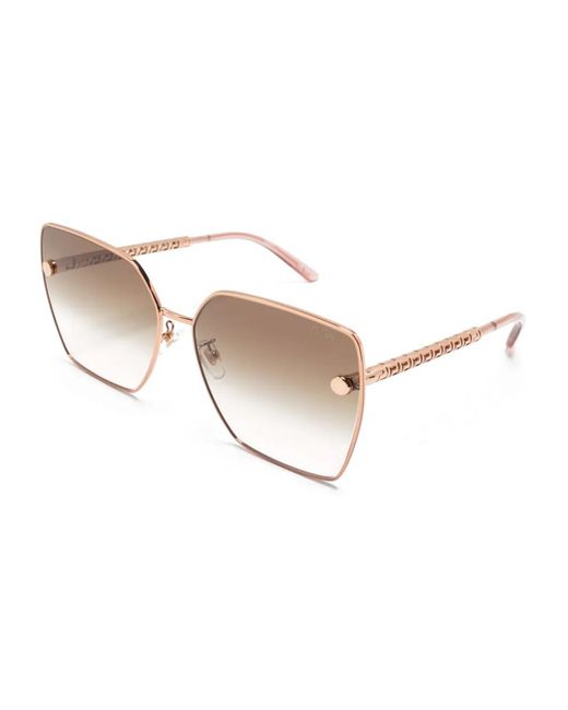 Versace Natural Oversize-Frame Sunglasses