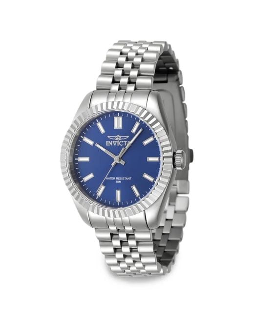 INVICTA WATCH Blue Specialty 36Mm Fluted Bezel Watch
